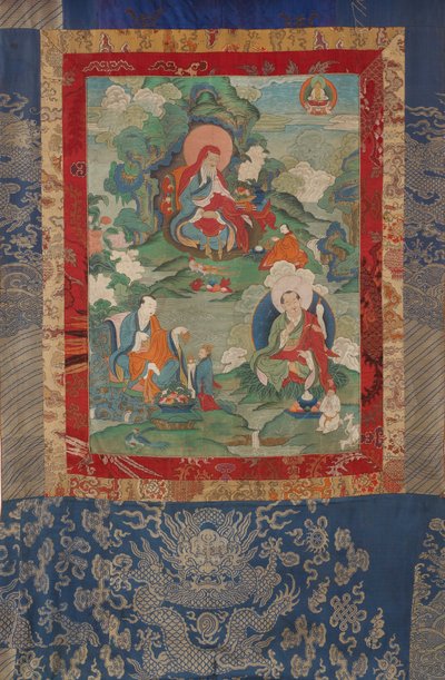 Arhats Ajita, Kalika, and Vanavasin by Unbekannt Unbekannt